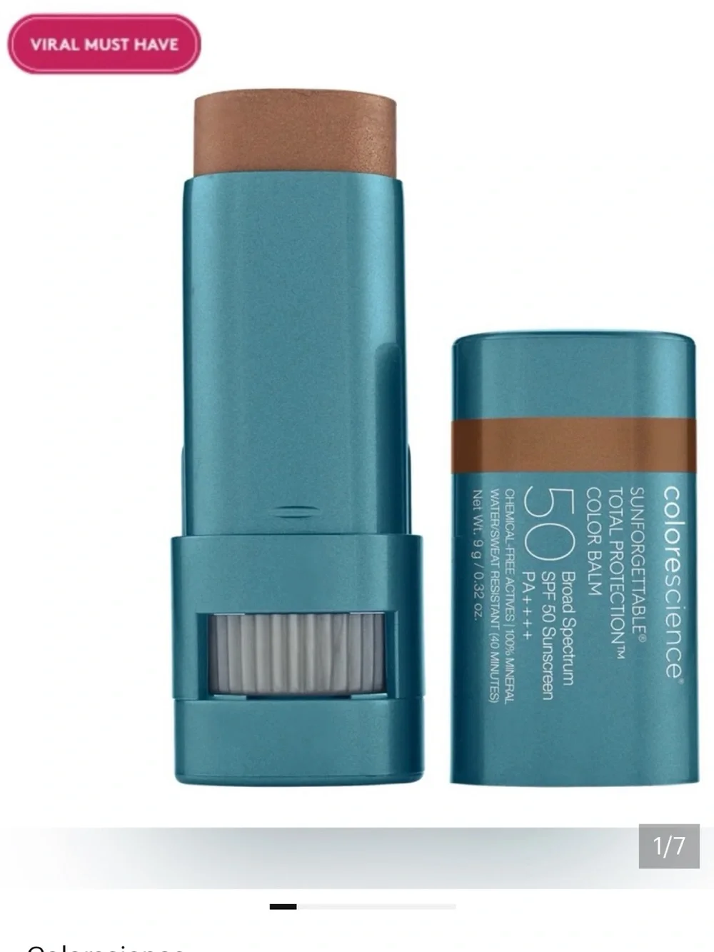 COLORSCIENCE☀️SPF 50 Sunforgettable Total Protection Color Balm (NWOT) 2/$55